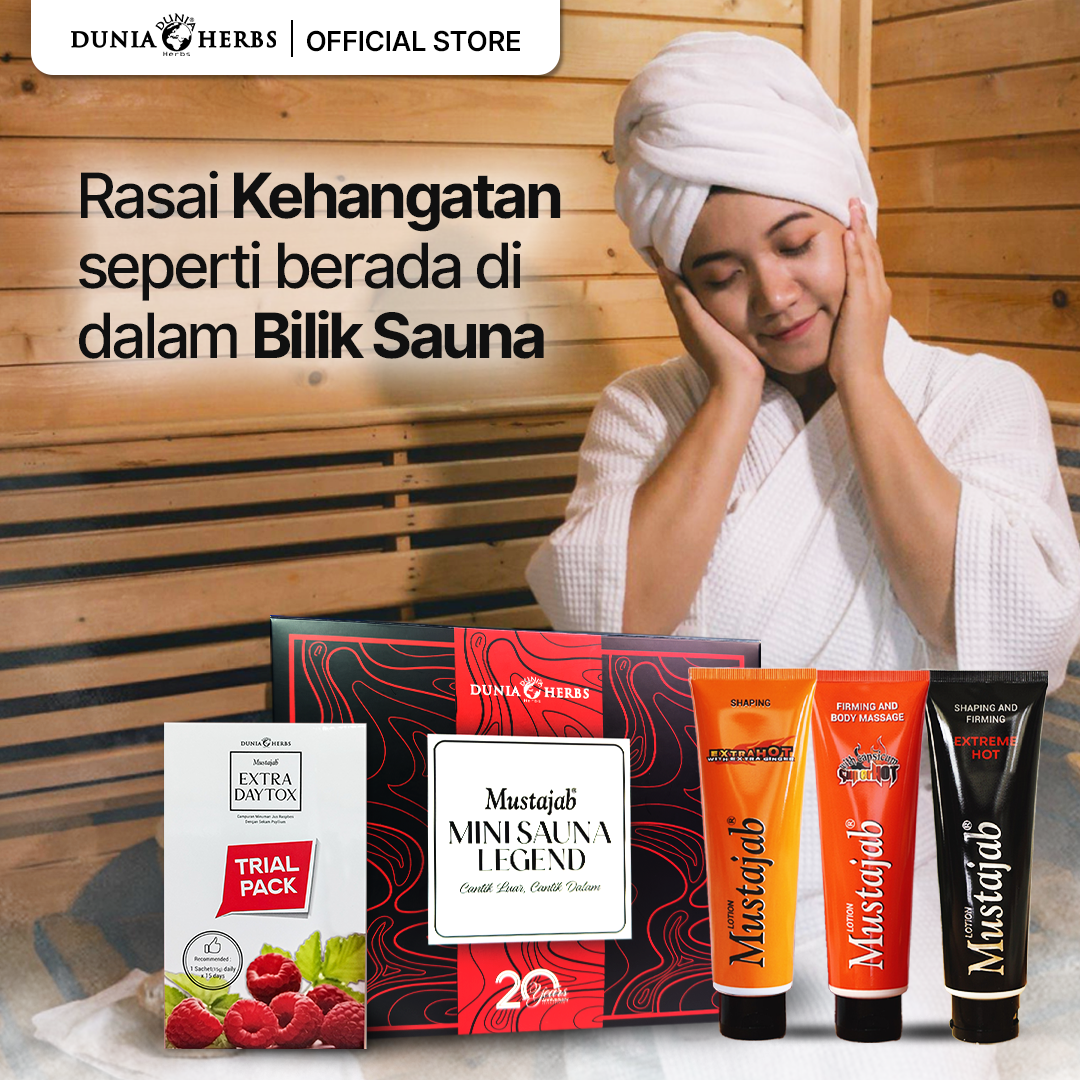 Set Losyen Mustajab MIni Sauna LEGEND